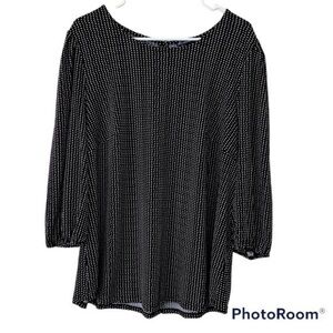 Adrianna Papell polka dot top